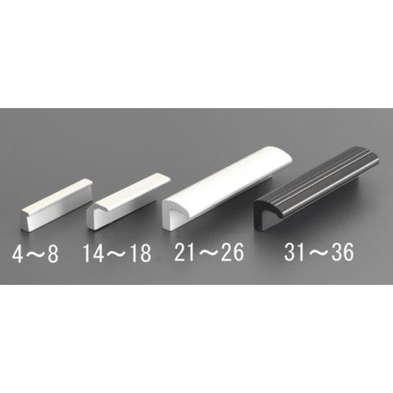 エスコ EA948BT-16 M4x0.7mm/70mmプルハンドル(アルミ製/白) 1個（ご注文単位1個）【直送品】