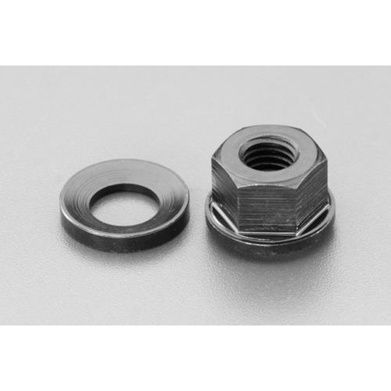エスコ EA949GF-3 M10x17.0mm焼入フランジナット(座金付) 1個(ご注文単位1個)【直送品】