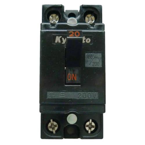 エスコ EA940MB-20A AC100V/200V/20A 安全ブレーカー 1個 （ご注文単位1個）【直送品】