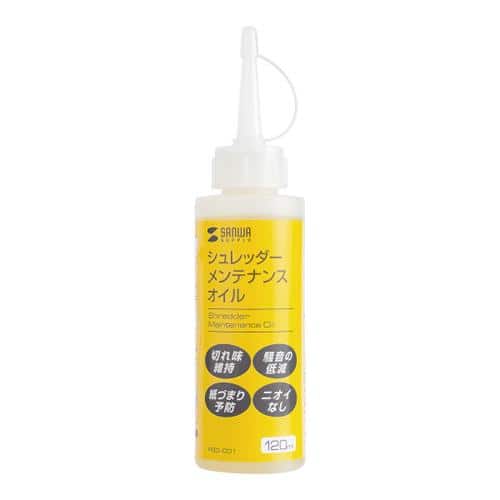 エスコ EA763ZD-121A 120ml シュレッダー用メンテナンスオイル 1本 （ご注文単位1本）【直送品】
