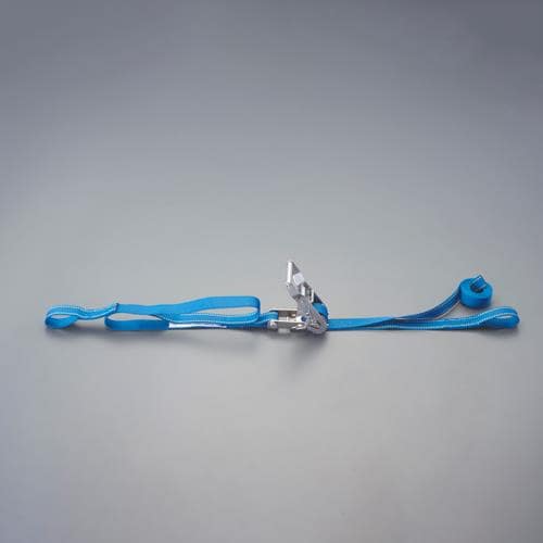 エスコ EA982SD-6A 25mmx 6.0m/254kg ベルト荷締機(両端アイ/SUS) 1個 （ご注文単位1個）【直送品】