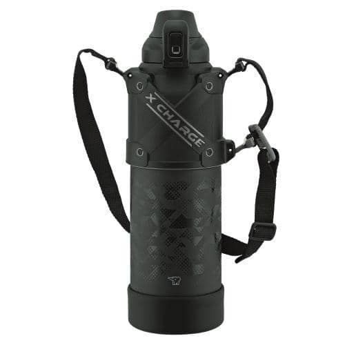 エスコ EA763AZ-52T 1.5L クールボトル(ステンレス製/ブラック) 1本 （ご注文単位1本）【直送品】