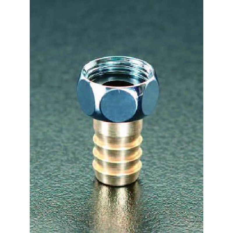 エスコ EA468BT-11 1/2PTx15.5mm［黄銅]ホースカップリング 1個（ご注文単位1個）【直送品】