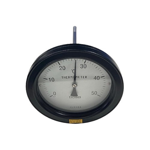エスコ EA727AE-3 0-100℃/ 50mm バイメタル式温度計(屋外用) 1個 （ご注文単位1個）【直送品】