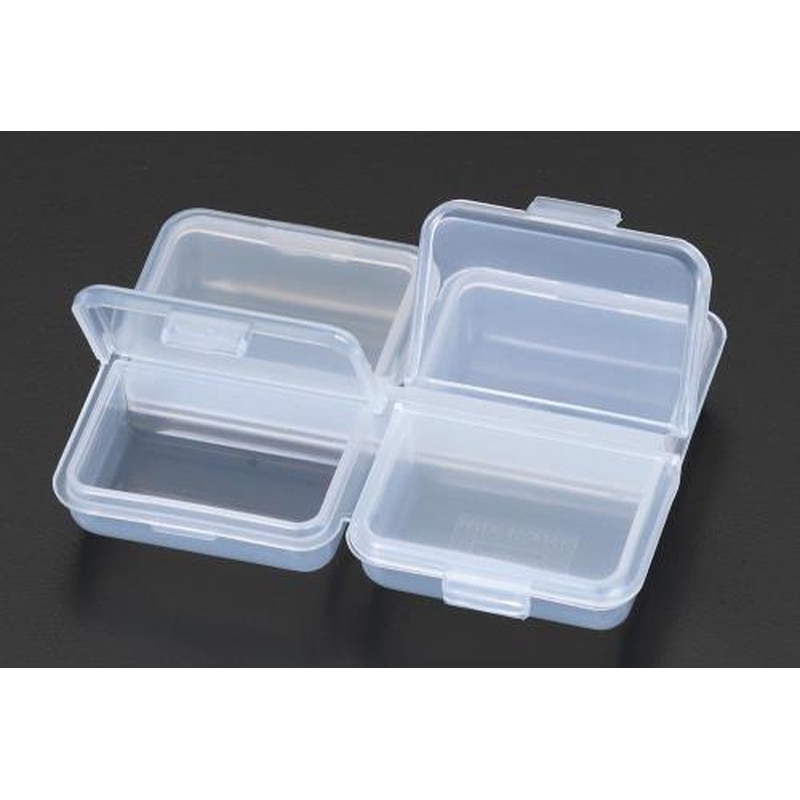 エスコ EA508MA-21A 4連小物箱(ふた付) 1個（ご注文単位1個）【直送品】
