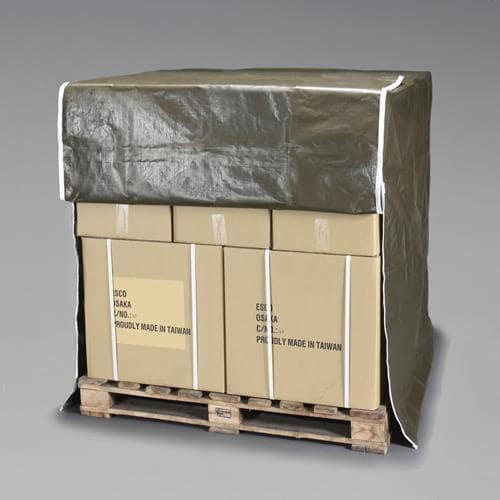 エスコ EA985PK-32 1200x1200x1300mm パレットカバー(ファスナー式/OD) 1枚 （ご注文単位1枚）【直送品】