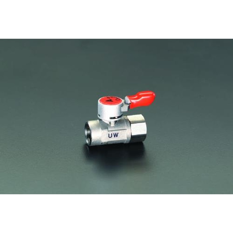 エスコ EA425CA-2 Rc1/4”xRc1/4”ミニボールバルブ(ステンレス製) 1個（ご注文単位1個）【直送品】