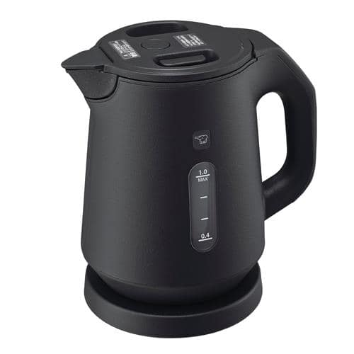 エスコ EA763AP-47A AC100V/1300W/1.0L 電気ケトル(ブラック) 1台 （ご注文単位1台）【直送品】