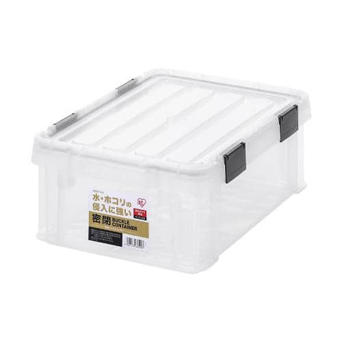 エスコ EA506LA-12C 447x295x162mm 収納ケース(バックル付/クリアー) 1個 （ご注文単位1個）【直送品】