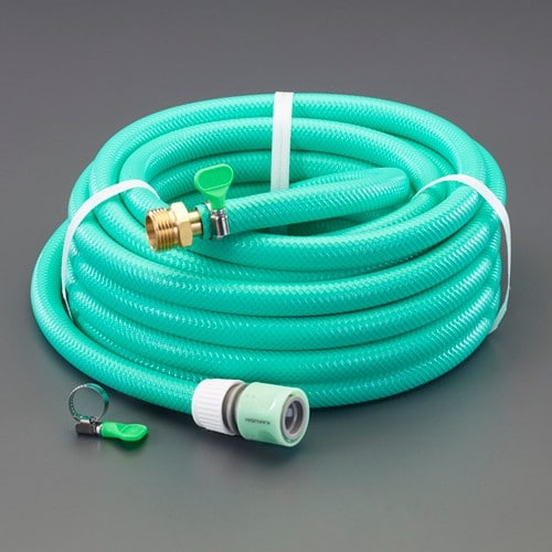 エスコ EA124DN-30A 30m ウォーターホース(アダプター付/ギルモア用) 1セット (ご注文単位1セット)【直送品】