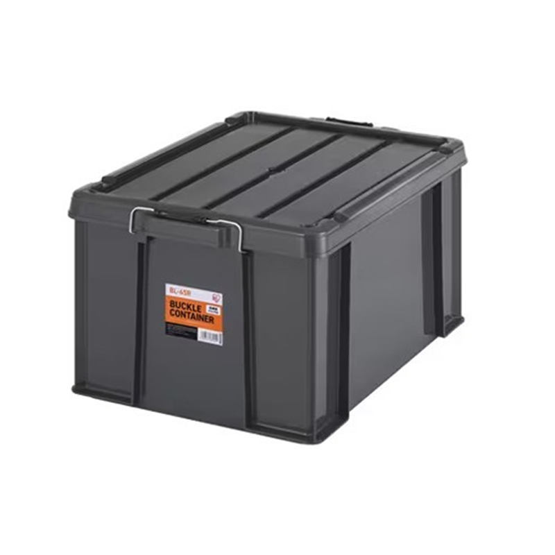 エスコ EA506AB-47BB 624x450x330mm 収納ケース(チャコールグレー/3個) 1箱 （ご注文単位1箱）【直送品】