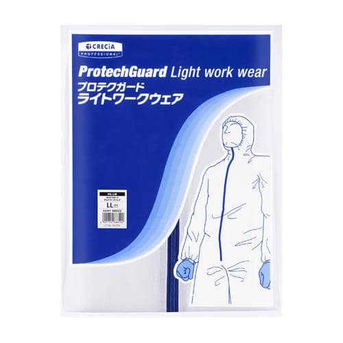 エスコ EA996AY-17B [LL] 使い捨て防護服 1枚 （ご注文単位1枚）【直送品】