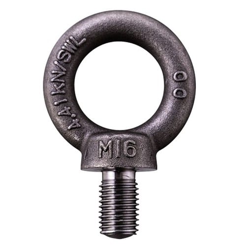 エスコ EA638SN-201 M10x18mm/1.25 アイボルト(細目/SS400) 1個 （ご注文単位1個）【直送品】