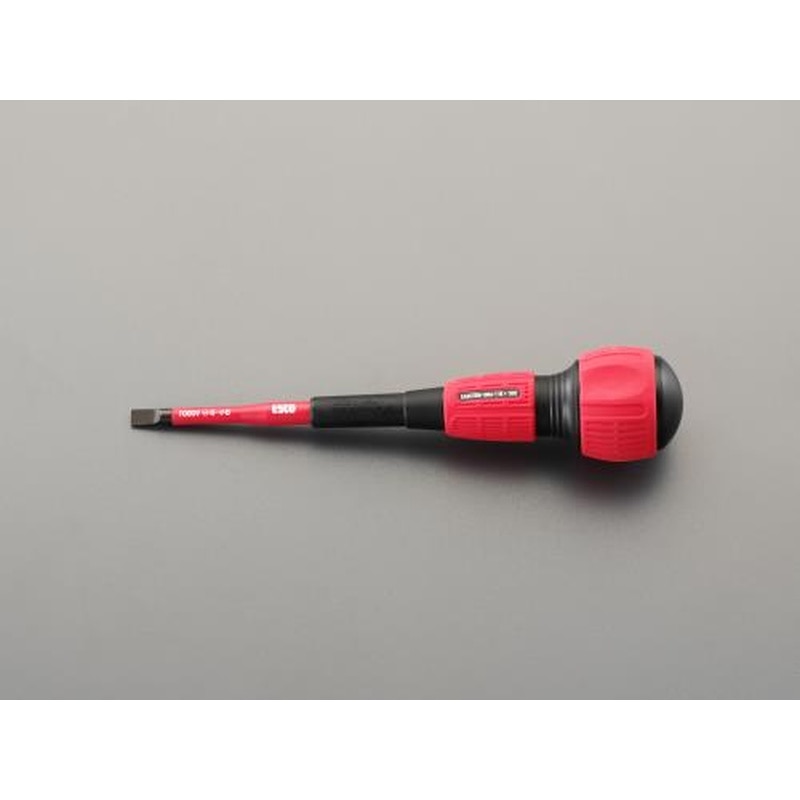 エスコ EA557BM-150 6x150mm［-]ドライバー(絶縁・細軸) 1個（ご注文単位1個）【直送品】