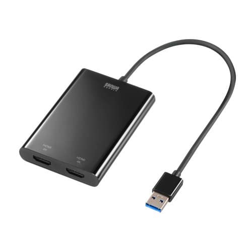 エスコ EA764GY-180 [USB3.1-HDMI] ディスプレイアダプター(4K対応) 1個 （ご注文単位1個）【直送品】