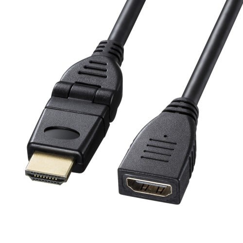 エスコ EA940PM-231 1.0m HDMI延長ケーブル(3Dコネクタ) 1本 (ご注文単位1本)【直送品】