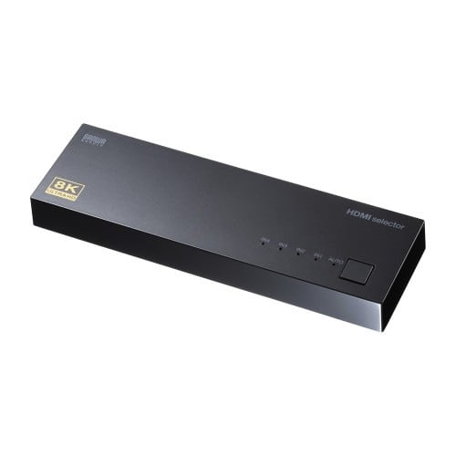 エスコ EA940P-117 HDMI切替器(4入力1出力/8K) 1個 （ご注文単位1個）【直送品】