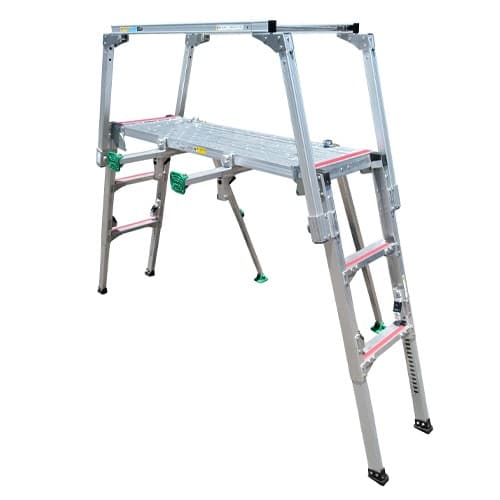 エスコ EA905DF-122 400x1290x790-1150mm 狭小スペース用足場台 1セット （ご注文単位1セット）【直送品】