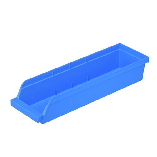 エスコ EA661CL-56 166x550x105mm パーツトレー/ラック棚用(青) 1個 (ご注文単位1個)【直送品】