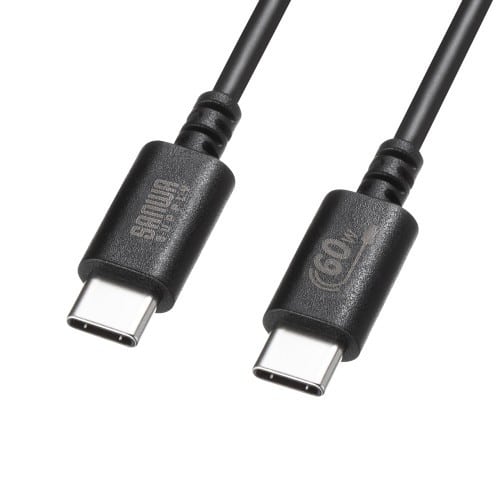 エスコ EA764AC-56A 1.0m USBケーブル(C-C/2.0/PD対応) 1本 （ご注文単位1本）【直送品】