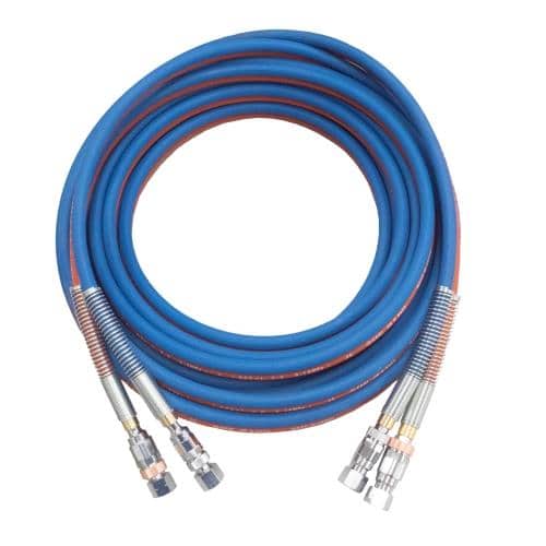 エスコ EA300AC-20A (5+5mm)x 20m カプラ付ツインホース 1本 （ご注文単位1本）【直送品】