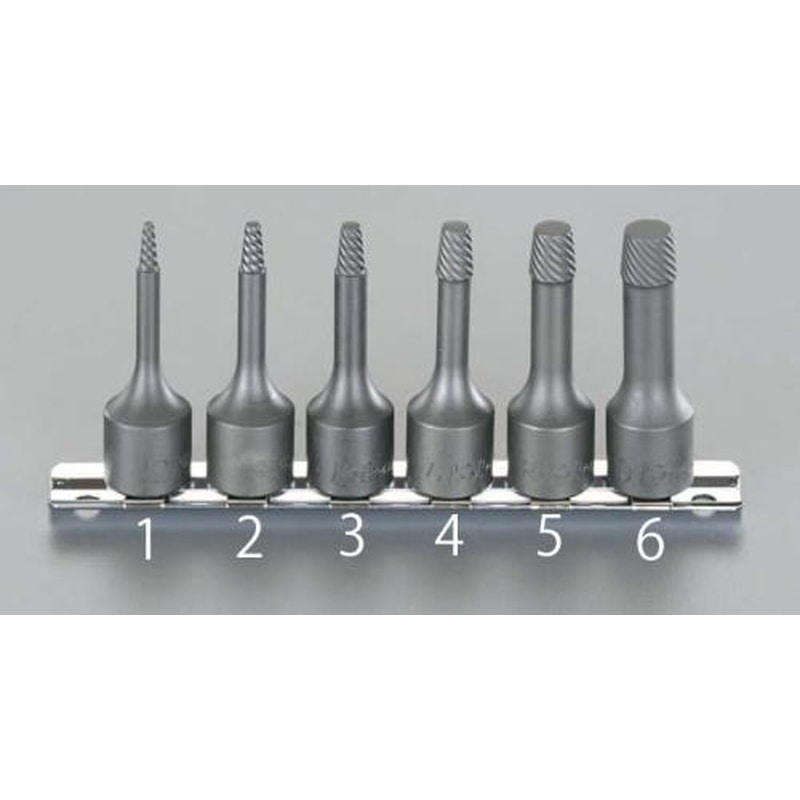 エスコ EA584AD-4 M10-M12x60mm(3/8”DR)スクリューエキストラクター 1個（ご注文単位1個）【直送品】