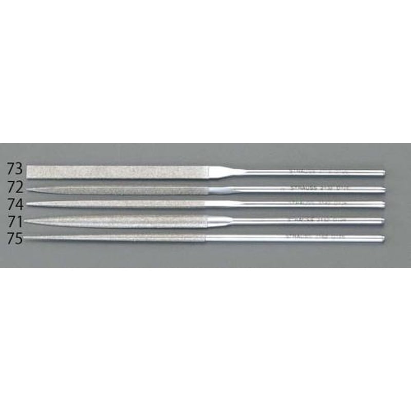 エスコ EA826VJ-72 140mm/#100ダイヤモンドニードル鑢(三角) 1個（ご注文単位1個）【直送品】