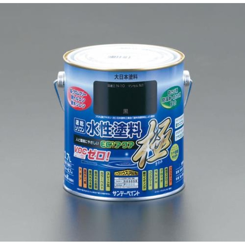 エスコ EA942E-18 0.7L［水性]多目的塗料(黄) 1個（ご注文単位1個）【直送品】