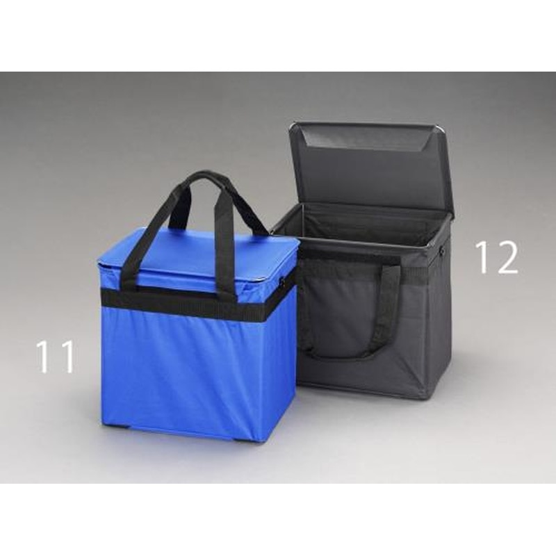 エスコ EA925CR-12 360x265x340mmツールバッグ(ワンタッチ組立式/ブラック 1個（ご注文単位1個）【直送品】