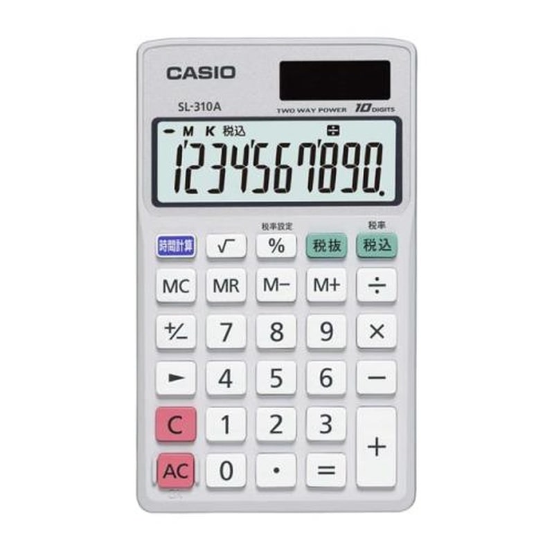 エスコ EA761GA-60 10桁計算機 1個（ご注文単位1個）【直送品】