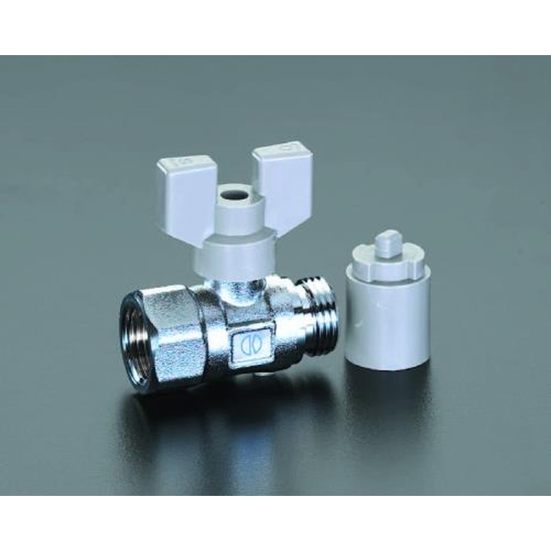 エスコ EA425AC-13 Rc1/2”xG1/2”ボールバルブ 1個(ご注文単位1個)【直送品】