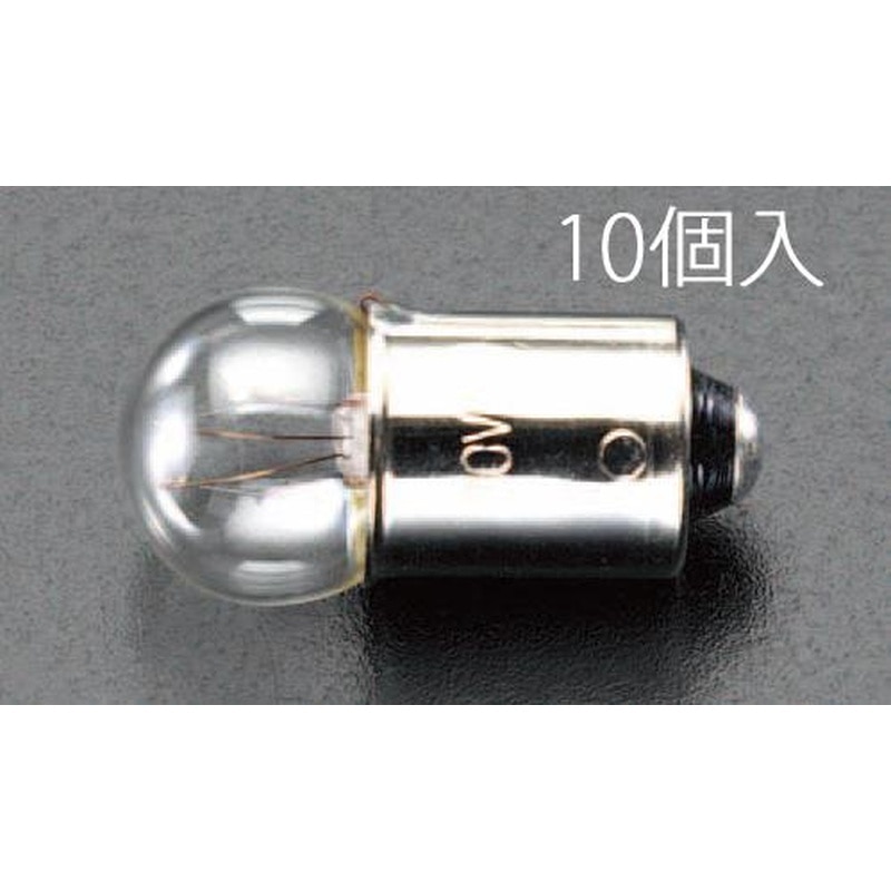 エスコ EA758ZA-11 6.3V/1.0W/BA9Sパイロット球(10個) 1個（ご注文単位1個）【直送品】