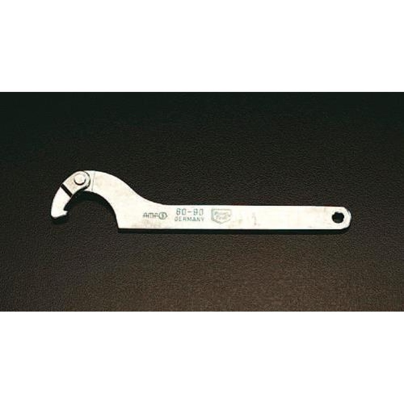 エスコ EA613XE-5 155-230mm自在フックレンチ(ステンレス製) 1個(ご注文単位1個)【直送品】