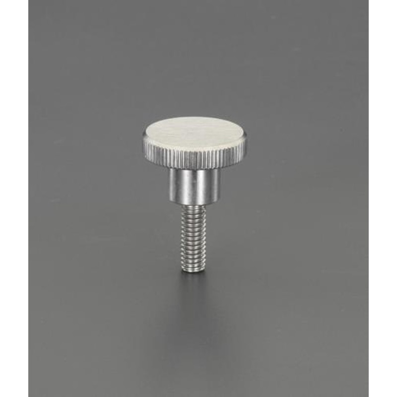 エスコ EA948BC-1 M4x6/φ16mm雄ねじノブ(ステンレス製) 1個（ご注文単位1個）【直送品】