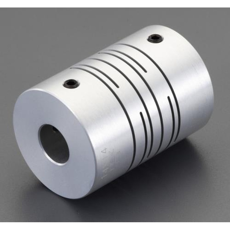 エスコ EA969AD-7 6.35x10mm/25mmフレキシブルカップリング(セットスクリュー) 1個(ご注文単位1個)【直送品】