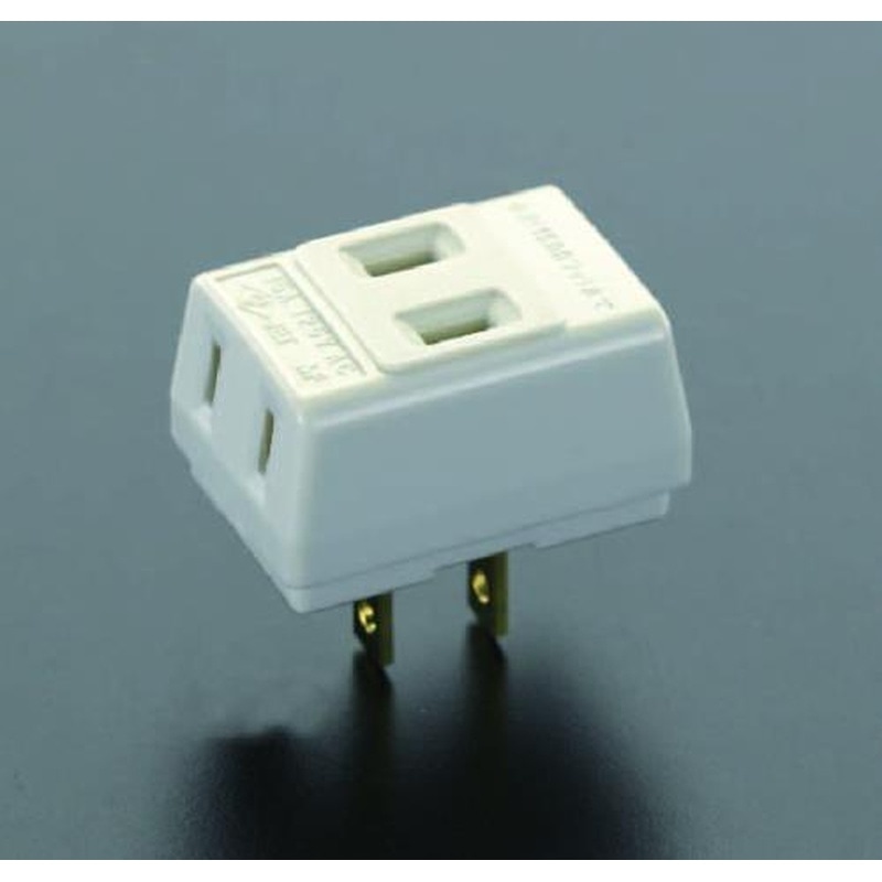 エスコ EA940CD-8 AC125V/15A3口タップ 1個(ご注文単位1個)【直送品】
