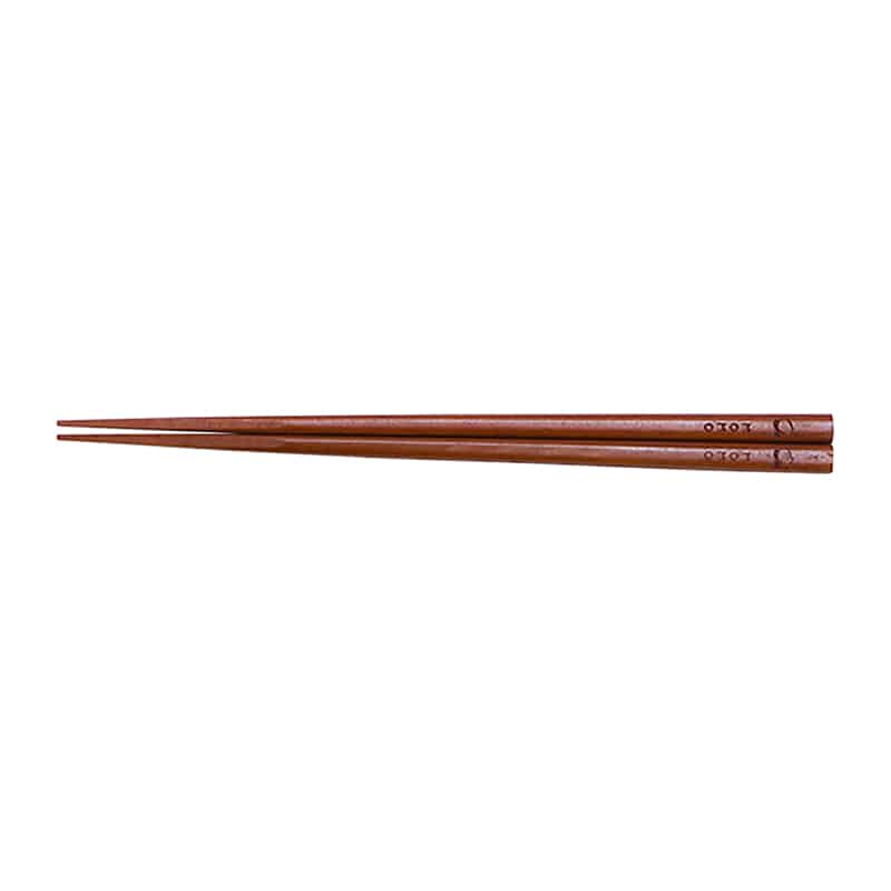山下工芸 彫刻箸 桃 27025400 1組（ご注文単位1組）【直送品】