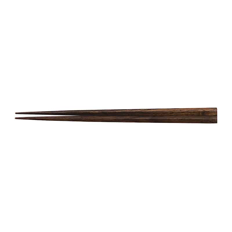 山下工芸 銘木五角箸 柿 27025500 1組（ご注文単位1組）【直送品】