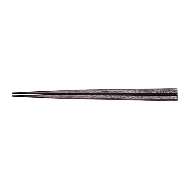 山下工芸 銘木六角箸 柿 27025550 1組（ご注文単位1組）【直送品】