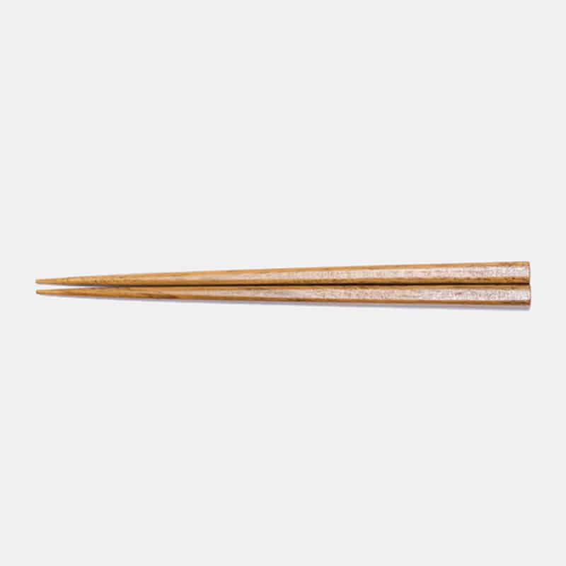 山下工芸 銘木太箸 栗 27025590 1組（ご注文単位1組）【直送品】