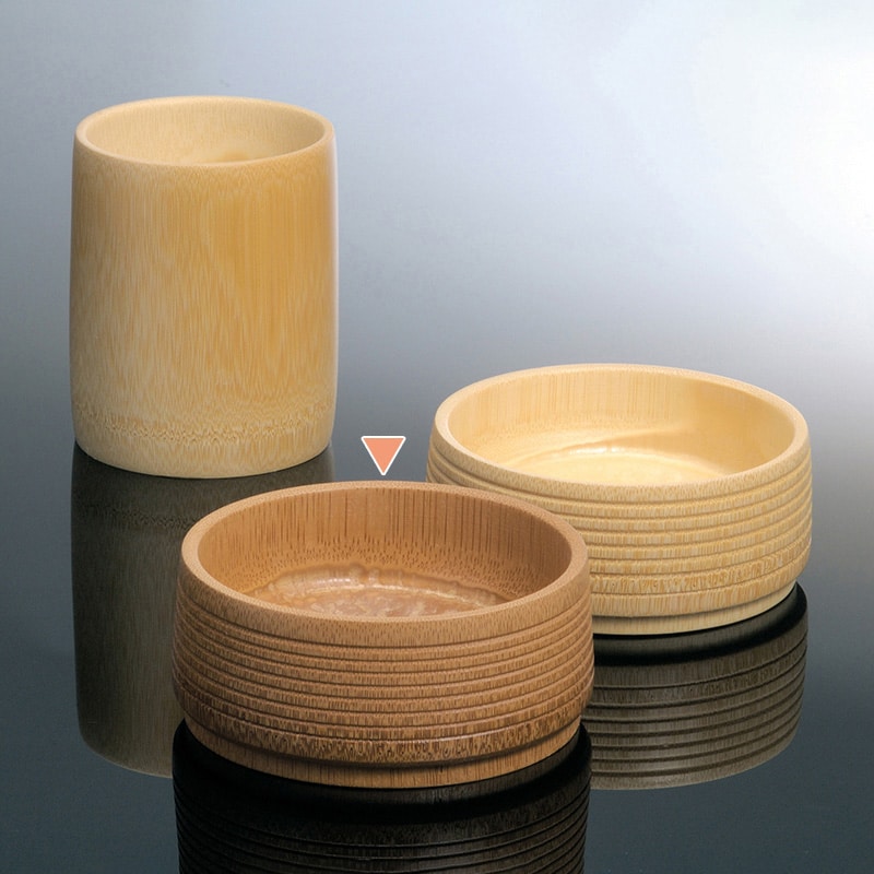 山下工芸 スス竹ロクロ鉢 線入 18031200 1個（ご注文単位1個）【直送品】