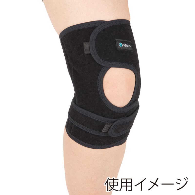 丸光産業 ニーレスキュー オープン ブラック M 130905 1枚(ご注文単位1枚)【直送品】