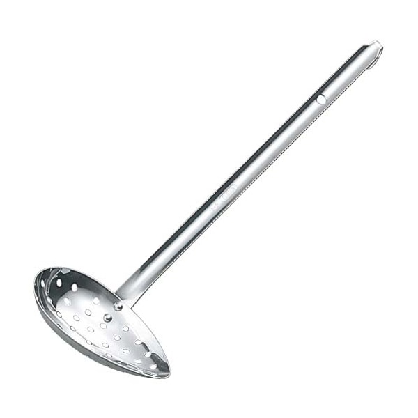 UK 18-8 横口 穴明レードル 90cc 1個(ご注文単位1個)【直送品】