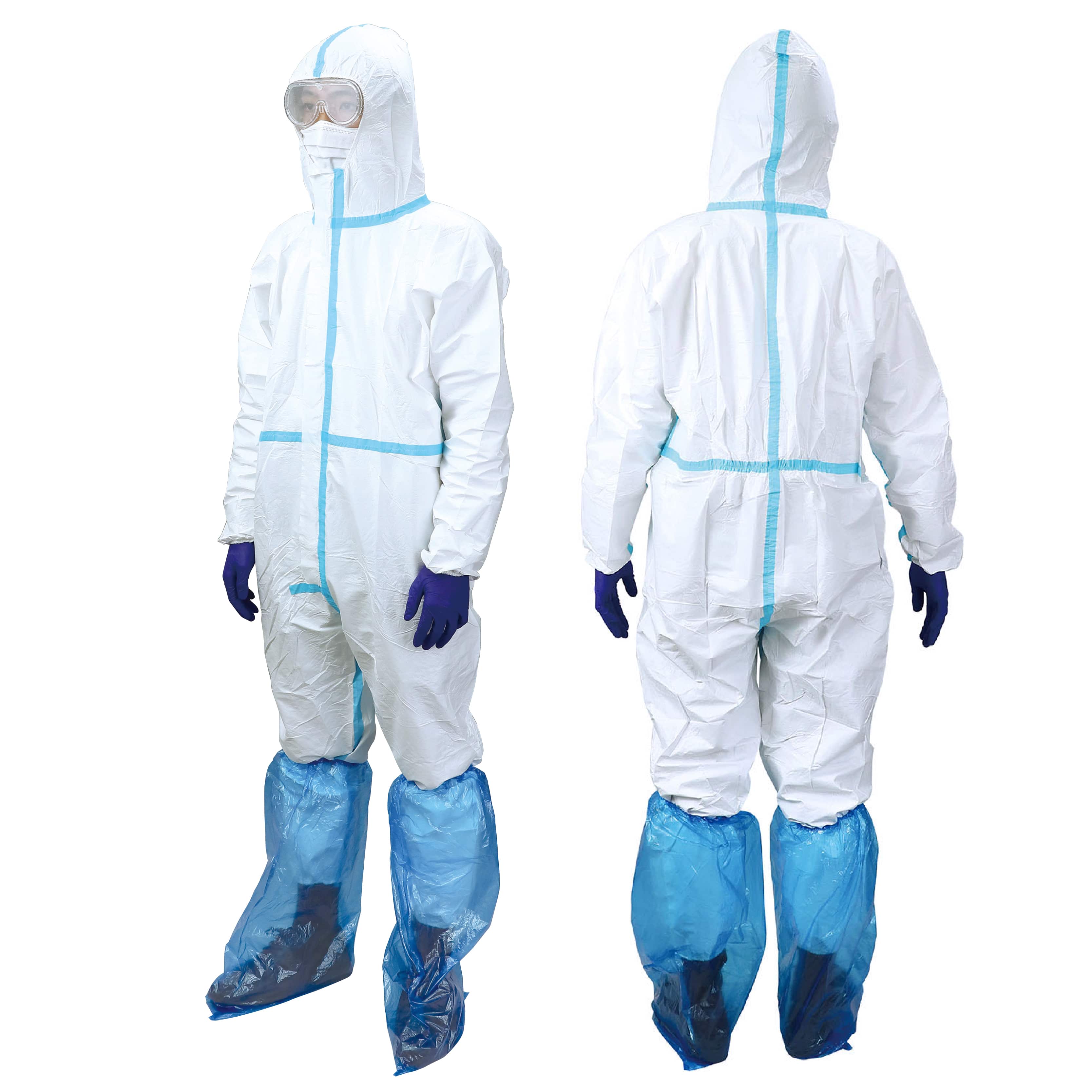 (株) アーテック 防護服 全身保護5点セット S 1セット(ご注文単位100セット)【直送品】