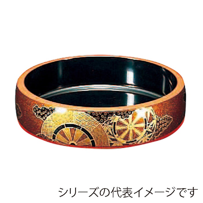 福井クラフト 寿司桶 尺0寸DX太鼓桶 梨地御所車 62020230 1個(ご注文単位1個)【直送品】