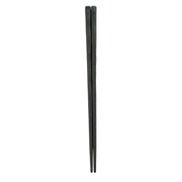福井クラフト PBT樹脂箸 22.5cm 荒彫先太箸 黒OM 90030640 1組(ご注文単位1組)【直送品】