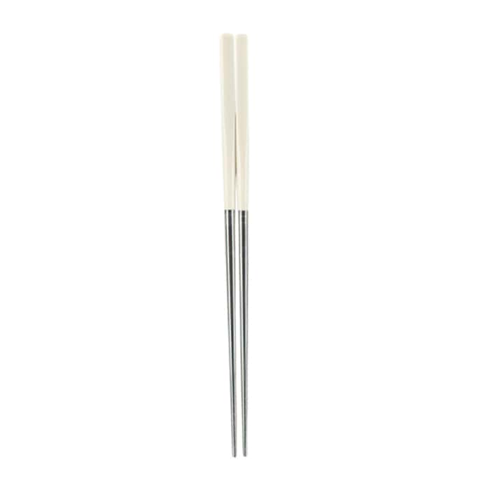福井クラフト 韓流 中空箸 24cm ホワイト 92987520 1組(ご注文単位1組)【直送品】