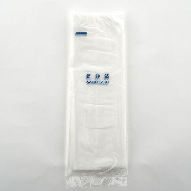 コップ用ポリ袋 「洗浄済」印字 P-4D 3463204 5000枚/束(ご注文単位2束)【直送品】