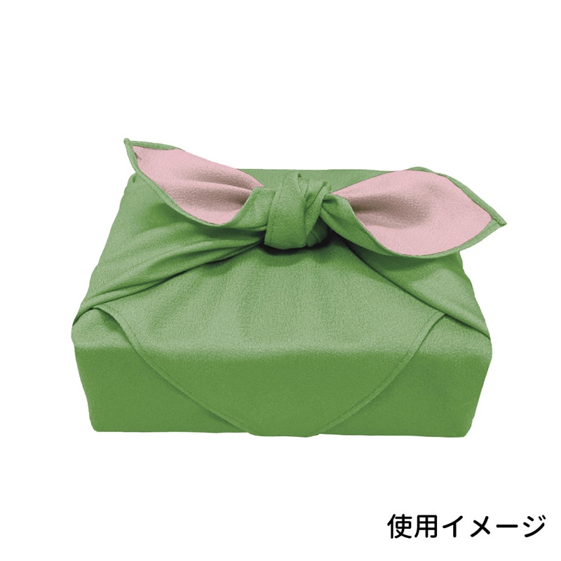 エスパック リバーシブル風呂敷 70cm グリーン／桜 10枚/袋（ご注文単位1袋)【直送品】