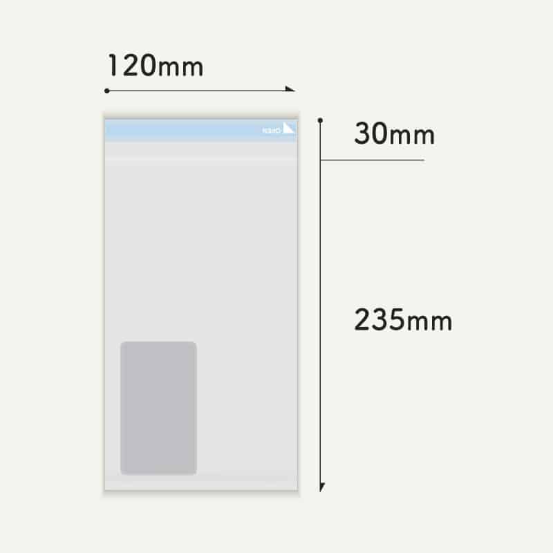 コトモ OPP封筒 納品書用 長形3号 50μ N3-OP524T 2000枚/箱(ご注文単位1箱)【直送品】